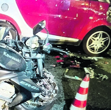 Roma Scontro Auto Moto Morto Enne Laziotv