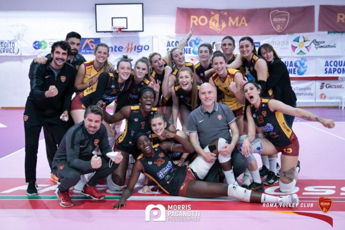 Pallavolo: A2 femminile, l’Acqua e Sapone Roma difende il primato. Tuscania ko al tie break nei play off A2
