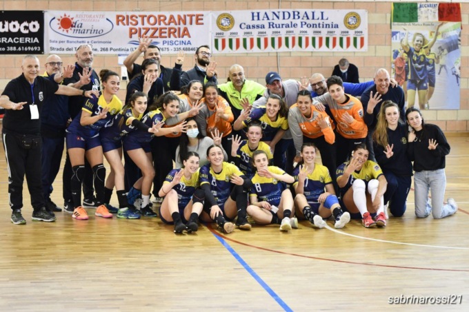 Pallamano femminile: Serie A, il Pontinia batte il Leno 29 a 23