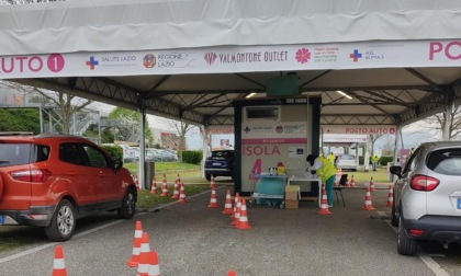 Valmontone: Apre il drive in vaccinale, obbligatoria la prenotazione (FOTO)