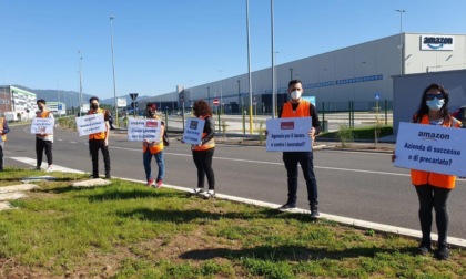 COLLEFERRO:  AMAZON, EX LAVORATORI IN PROTESTA