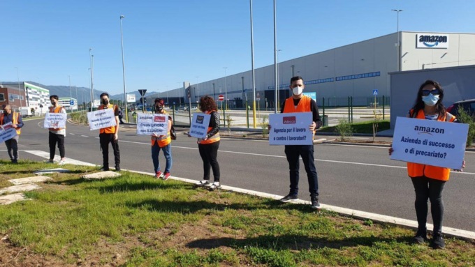 COLLEFERRO: AMAZON, NUOVA MANIFESTAZIONE (VIDEO)