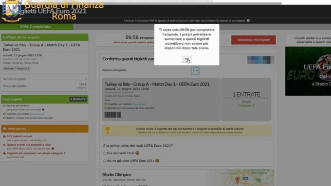 Europei 2021: Biglietti inesistenti in vendita on line, oscurati due siti (VIDEO)