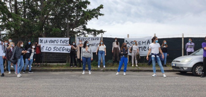 Terracina: Ospedale, la protesta dei tirocinanti dell’Università La Sapienza (video)