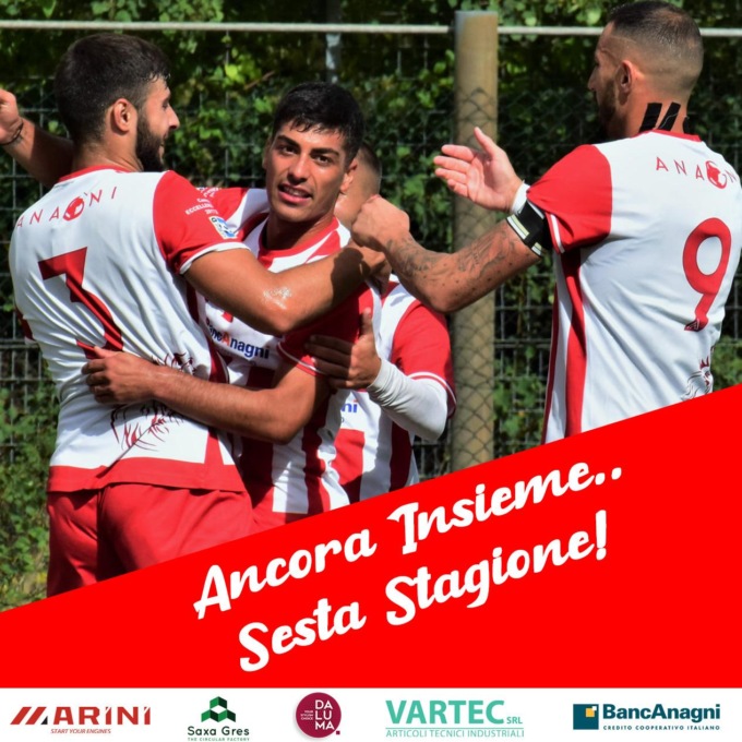 ECCELLENZA: ANAGNI, GINO FLAMINI RESTA IN BIANCOROSSO