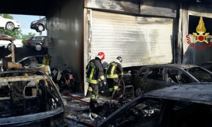 COLLEFERRO: INCENDIO NEL DEPOSITO GIUDIZIARIO