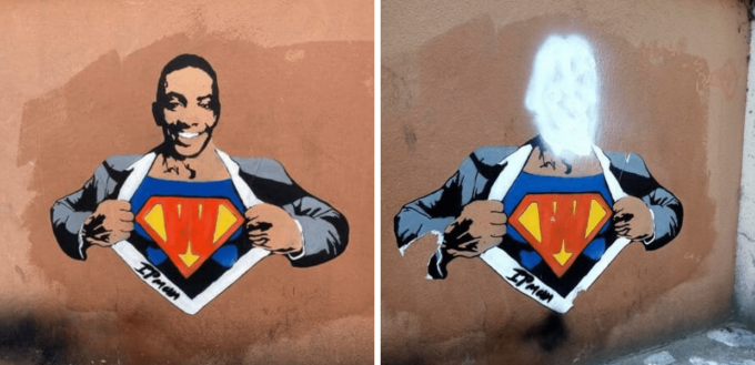 PALIANO: WILLY, VANDALIZZATO IL MURALES