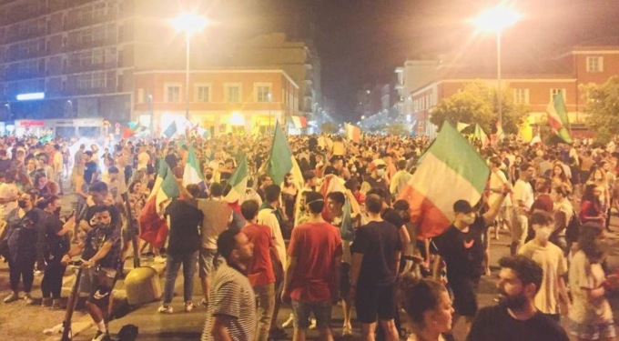 EUROPEI: TRIONFO AZZURRI, I FESTEGGIAMENTI