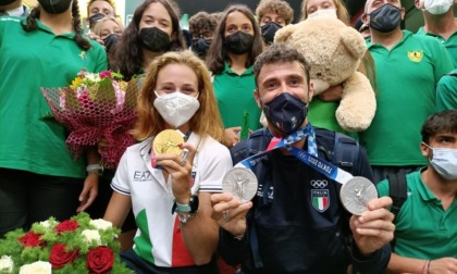 OLIMPIADI CANOTTAGGIO: SABAUDIA, IL RITORNO A CASA DELLE FIAMME GIALLE (VIDEO)