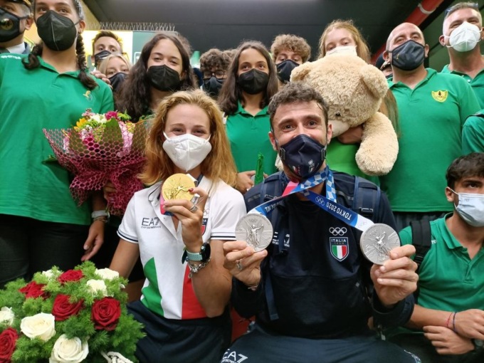 OLIMPIADI CANOTTAGGIO: SABAUDIA, IL RITORNO A CASA DELLE FIAMME GIALLE (VIDEO)
