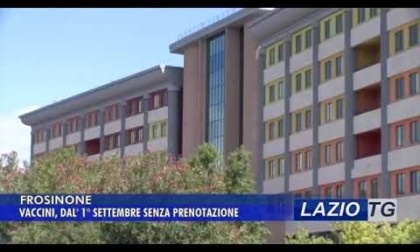 FROSINONE: VACCINI DAL 1 SETTEMBRE SENZA PRENOTAZIONE (video)