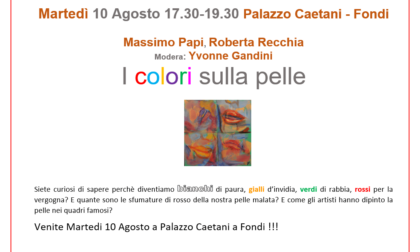 FONDI: SEMINARIO SU "I COLORI SULLA PELLE"