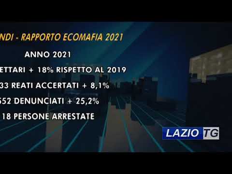 REGIONE: DOSSIER ECOMAFIA, IL LAZIO PREOCCUPA (video)