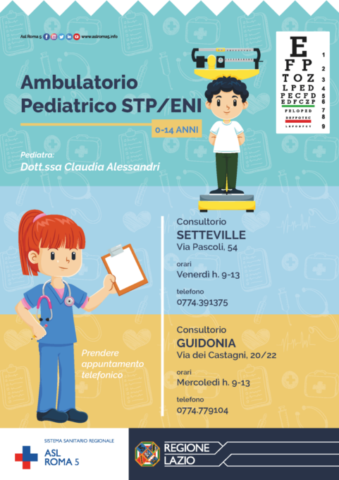 GUIDONIA: APRONO GLI AMBULATORI PEDIATRICI