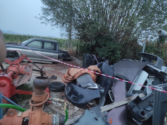 SEZZE: SEQUESTRATO UN DEPOSITO DI RIFIUTI ILLEGALE, UNA DENUNCIA