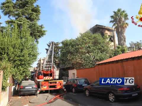 ROMA: ESPLOSIONE E FIAMME IN UNA PALAZZINA