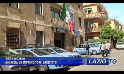 TERRACINA: MINACCIA UN IMPRENDITORE, ARRESTATO