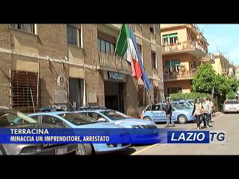 TERRACINA: MINACCIA UN IMPRENDITORE, ARRESTATO
