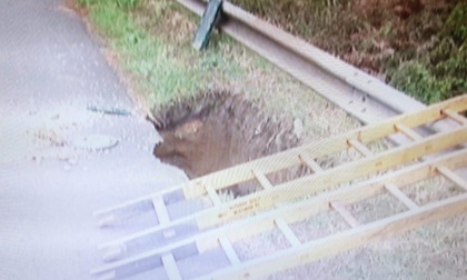 TERRACINA: AVVALLAMENTO SULLA PONTINA. TRAFICCO DEVIATO SULLE MIGLIARE (VIDEO)