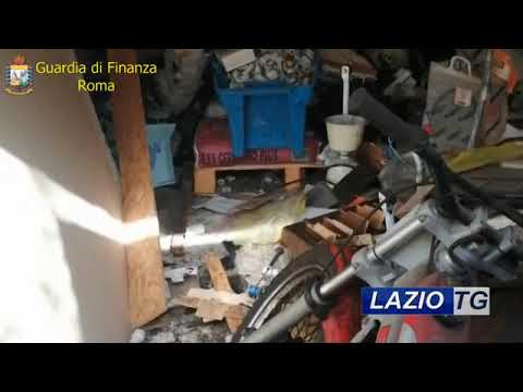 MARINO: SCOPERTA OFFICINA CON DISCARICA ABUSIVA
