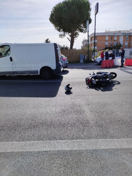 TERRACINA: INCIDENTE STRADALE, FERITO UN CENTAURO (VIDEO)