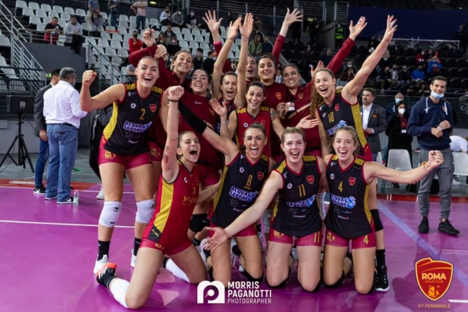 PALLAVOLO A1 FEMMINILE: ACQUA E SAPONE ROMA-BISONTE FIRENZE 3-1