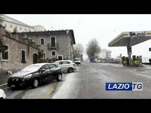 FROSINONE: NEVE E TEMPERATURE IN PICCHIATA