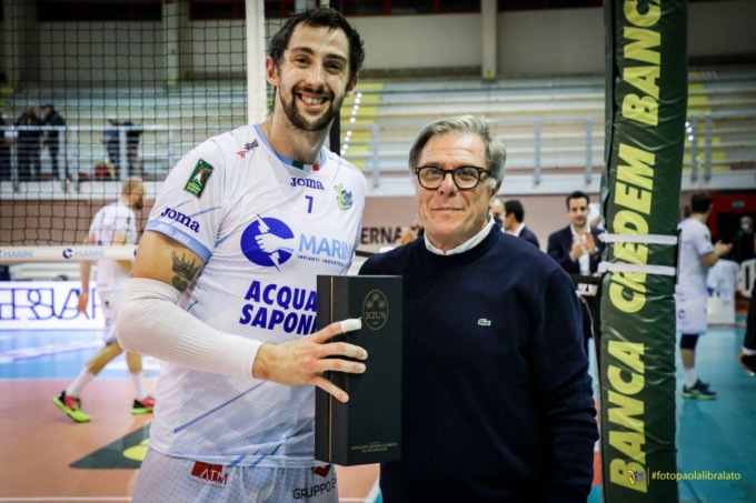 PALLAVOLO SUPERLEGA: TOP VOLLEY, SINDACO VALENTINO MANTINI TIFOSO SPECIALE (VIDEO)