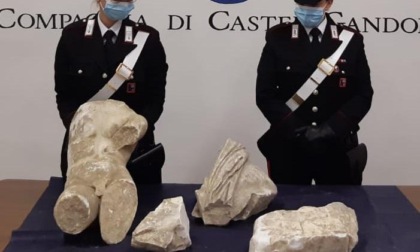 CASTEL GANDOLFO: TROVATE SCULTURE DI EPOCA ROMANA SUL LAGO