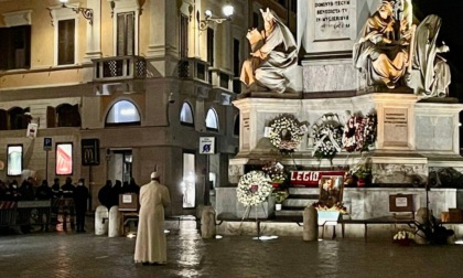 ROMA: 8 DICEMBRE, OMAGGIO DEL PAPA ALL'IMMACOLATA IN PIAZZA DI SPAGNA