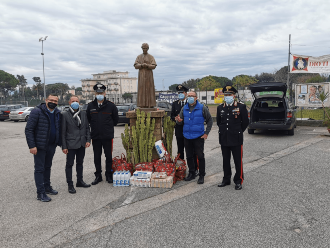 FORMIA: I DONI DEI CARABINIERI ALLA CARITAS