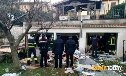 ROCCA DI PAPA: ESPLOSIONE NELLA VILLETTA (video)