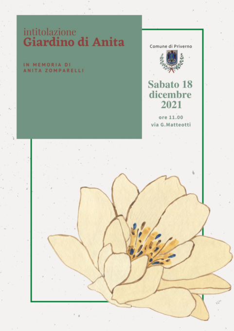 PRIVERNO: INAUGURAZIONE DEL GIARDINO DI ANITA