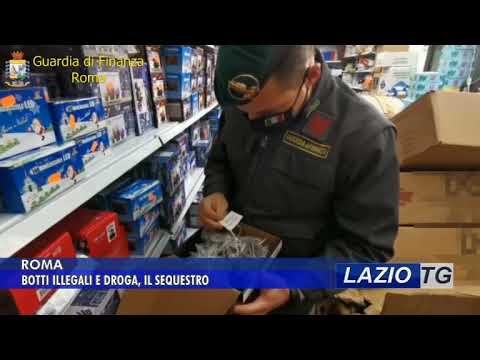 ROMA: FUOCHI PIROTECNICI E DROGA, IL SEQUESTRO (video)