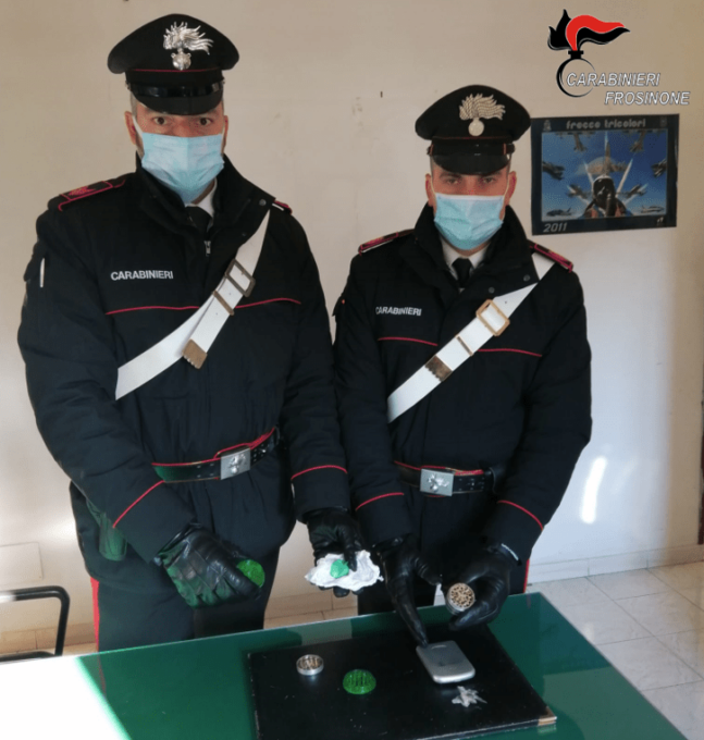 ISOLA DEL LIRI: CON LA COCAINA IN AUTO, DUE ARRESTI