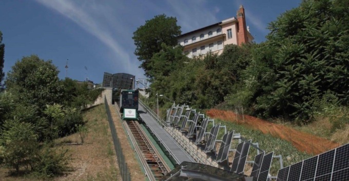 FROSINONE – NUOVO ASCENSORE INCLINATO PANORAMICO