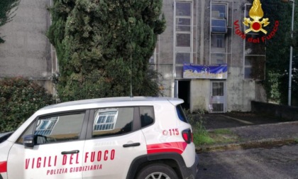 SEZZE: FIAMME IN PALESTRA, IL SOPRALLUOGO