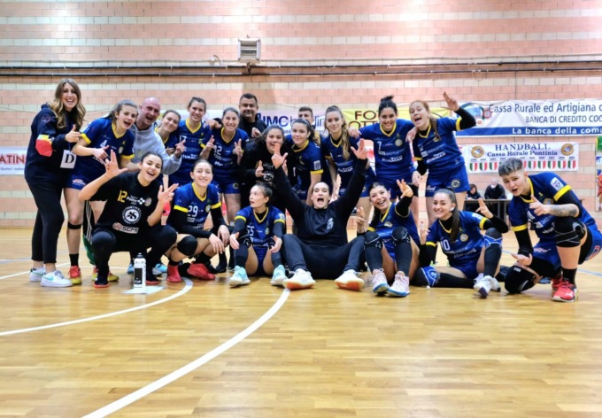 PALLAMANO FEMMINILE: SERIE A,PONTINIA AL GIRO DI BOA (VIDEO)