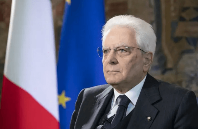 NORCIA: IL PRESIDENTE MATTARELLA ACCOGLIE LA FIACCOLA