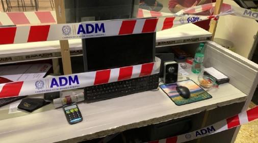 ROMA: SEQUESTRATA UNA SALA SCOMMESSE SUL LITORALE