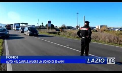 FONDI: CON L'AUTO NEL CANALE, MUORE