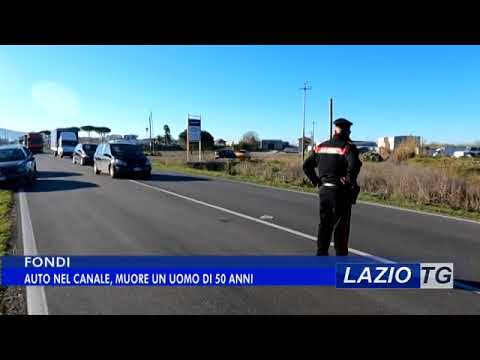 FONDI: CON L’AUTO NEL CANALE, MUORE