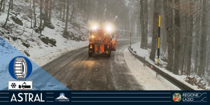 MALTEMPO: NEVE E GHIACCIO SUL LAZIO