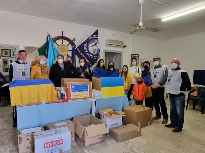 TERRACINA: ANMI E MARITTIMI PRO UCRAINA