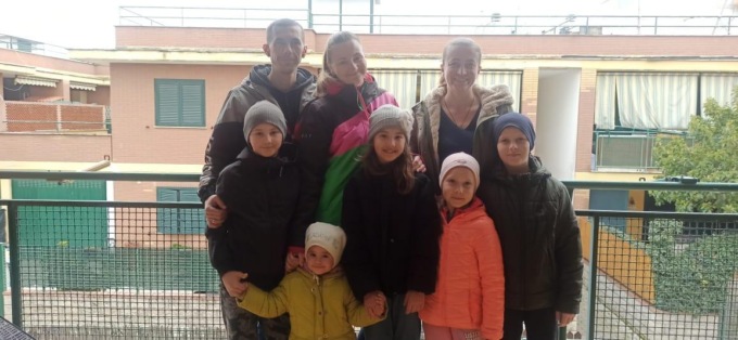 TERRACINA: IN FUGA DALL’UCRAINA. LA TESTIMONIANZA DI UNA FAMIGLIA