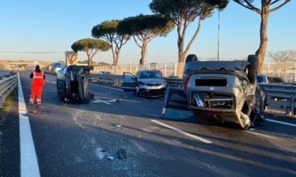 APRILIA: INCIDENTE SULLA PONTINA, RIPRISTINATA LA VIABILITA'