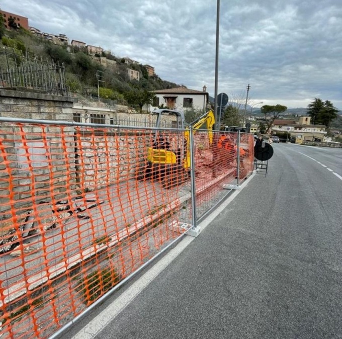 FERENTINO: INIZIATI I LAVORI IN ZONA SAN NICOLA