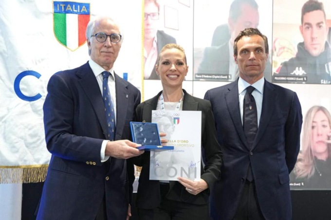 ROMA: LAURA LUNETTA LA MEDAGLIA D’ORO DEL CONI