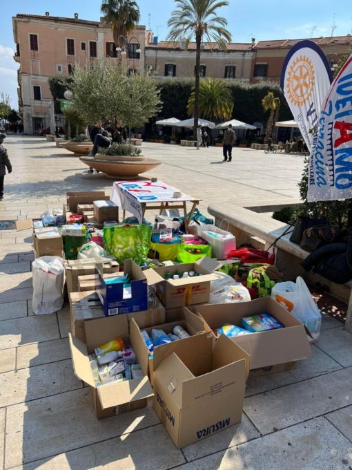 TERRACINA: RACCOLTA VIVERI, VESTIARIO E MEDICINALI PER L’UCRAINA