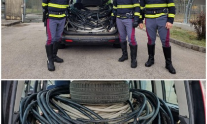 CASSINO – FERMATA AUTO CON GRANDE QUANTITATIVO DI RAME
